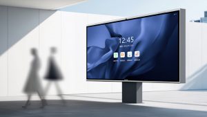 large touch screen display